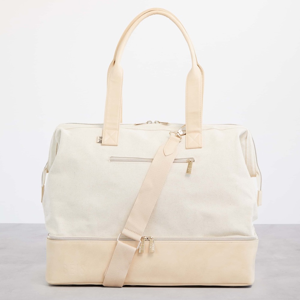 BEIS Weekender in Beige